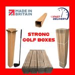 GOLF CLUB CARDBOARD BOXES Shipping Postal Parcel Packing, Golf Box (STRONG BOX)