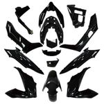 COMPLETE PANEL FAIRING SET Aftermarket to fit Honda PCX 125 2018 - 2020 BLACK