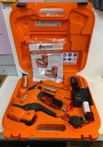 Paslode IM65F16 Nail Gun with Paslode carry case and accessories.