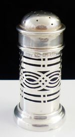 Sterling Silver Pepper Pot & Liner, William Aitken, Birmingham 1904