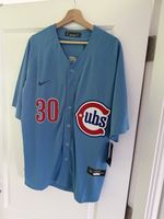 Nike MLB Chicago Cubs Tucker #30 Baseball Jersey Shirt Size L