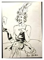 Alex Varenne Original Signed Drawing A3 French Comic Illustration