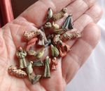 Antique Mudmen Miniature Tigers Birds People Shiwan Penjing 10mm
