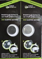 2 Sleeping Batteries 2032 3V compatible keyless vehicle Key Fobs (Twin Pack)