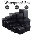 Waterproof Junction Box ABS Plastic Electric Project Black Enclosure Housing