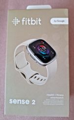 Fitbit Sense 2 Health & Fitness Smartwatch. Lunar White. BNIB Sealed.