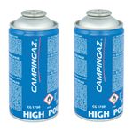2 X Campingaz CG1750 Gas Cartridge Butane Propane Mix Blow Torch Fuel