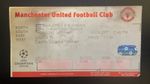 Manchester United v Kosice 27th November 1997 Champions League Ticket