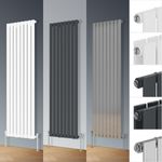 Vertical Designer Radiator Single Double Flat Panel Central Heating Tall Rads