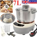 7L Electric Dough Mixer Flour Mixer Auto Kneading Dough Maker with Dough Resting