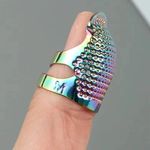 3 pcs Hand Sewing Thimble Finger Protector Quilting Metal Thimble Ring DIY Tool