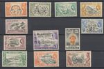 Nigeria Stamps 1953 SG69;70a;71/2;73a;74/80;Mint Hinged CV £115.15