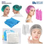 Disposable Hair Nets Mob Caps for Catering Kitchen and Food Handling Caps