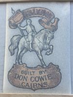 Vintage Bicycle Dealer Cycle Agent Dealer Decal Transfer Champ Don Cowie Cairns