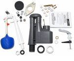 Twyford Bathroom SINGLE Flush Syphon Kit Inlet Float Ball Valve Donut & Lever