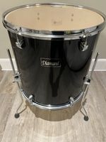 16” Floor Tom | Black | Diamond | Free P&P