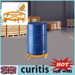 Drum Moving Cart Oil Barrel Cart with Swivel Casters Heavy Duty Barrel Cart