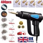 Hot Stapler Gun Car Bumper Fender Plastic Welding Repair Welder Kit With Staples