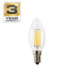 Standard LED B35 E14 Candle Bulb 2W 250lm 2700K Clear Warm White Filament