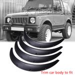 For Suzuki Samurai SJ Matte Fender Flares Wide Wheel Arch Protector 4pcs 35"