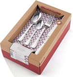 Judge Bead 44 Piece Dining Cutlery Set Stainless Steel  for 6 Dishwasher safe