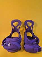 Burton Stiletto Re:Flex Womens Snowboard Bindings Small Purple UK 2-4 Complete