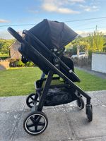 Toura mini uno travel system, black, well used