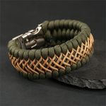 7-Core Paracord Survival Bracelet Men's Outdoor Camping Hiking Wristband