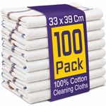 Large Dish Cloths UK Cleaning Dishcloth Washing Absorbent 100% Cotton Tea Towels