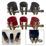 Adjustable Sax Ligature with PVC Clip for Alto/Tenor/Soprano Saxophone