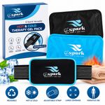 Reusable Hot Cold Gel Ice Packs with Strap for Knee Back Sports & other Injuries