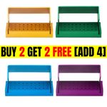 Opening Dental Burs Holder Carbide Block Box for Disinfection Dentist FG RA Bur