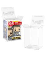 100-Pack 500 Microns Clear Protectors / Cases / for 4" Funko Pop