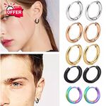 3MM Surgical Stainless-Steel Hoop Earring Thick Huggie Women Girls Jewellery UK