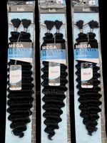 Kali Essential Mega Peruvian Remi 100% Human Hair Blended Deep Bulk Boho Loc 28"