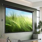 72-120'' Electric Motorised Projector Screen Home Cinema Remote Control HD TV