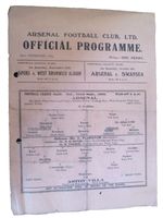 1945/46 Football League South Arsenal v Aston Villa - 22nd September