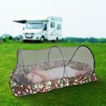 Foldable Portable Single Person Pop Up Mosquito Net Tent for Camping Dormitory