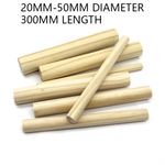 Solid Round Wooden Pine Wood Rods Craft Sticks Ø 20mm-50mm Diameter 300mm Length