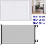 110/150/180cm Retractable Pet Gate Safety Guard Toddler Pet Stair Gate Isolation