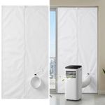 Qoosea Portable AC Window Door Seal Kit 100x210cm Air Conditioner Vent