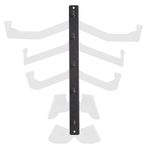GYM MASTER Wall Mounted Rack Holder for Max Grip Lat Pulldown Handle Soft Grips