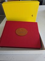 1998 Silverstone GP Ferrari Schedoni Photo Album. Boxed. Schumacher Photo Card