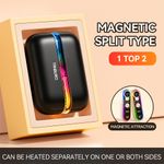 Rechargeable Hand Warmers 2 Pack Magnetic 8000mAh Electric Warmer 4 Levels UK