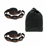 2X Adjustable Hammock Straps Loop Tree Hanging Extension Heavy Duty Suspension