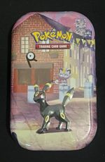 Pokémon TCG Umbreon Mini Tin Purple/Pink Standard Size Portable 10-10465-101