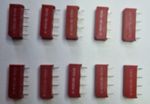 100x Relay 5V Coil SPNO SIL Dry Reed HE3600 4 pin, equiv to Meder sil05-1a72-71d