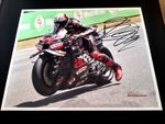 marco bezzechi signed motogp high quality glossy photo . nice .