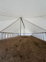 Premium Weatherill Brothers 40ft x 100ft Traditional Pole Marquee + Linings