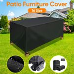 Heavy Duty Waterproof Garden Furniture Cover For Outdoor Patio Rattan Table Sofa